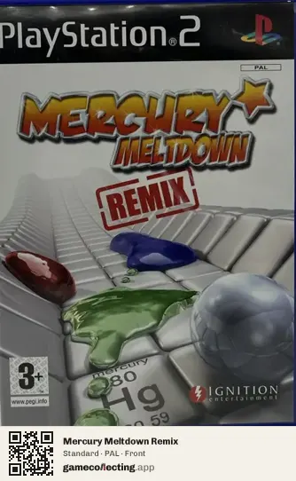 Mercury Meltdown Remix PlayStation 2, PAL box front