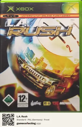 L.A. Rush Xbox, Germany box front