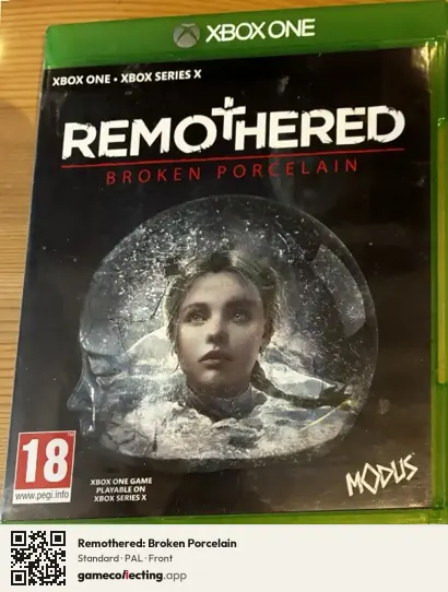 Remothered: Broken Porcelain Xbox One, PAL box front