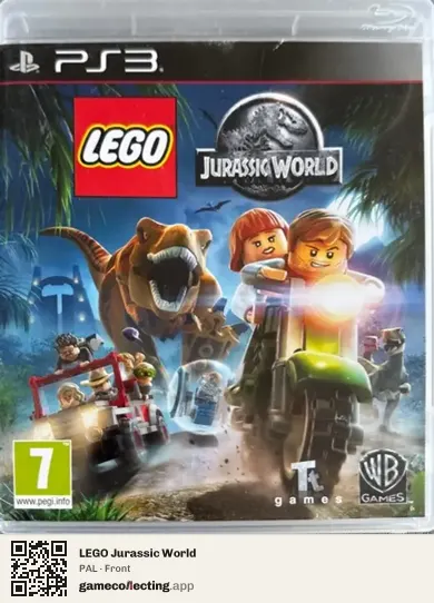 LEGO Jurassic World PlayStation 3, PAL box front