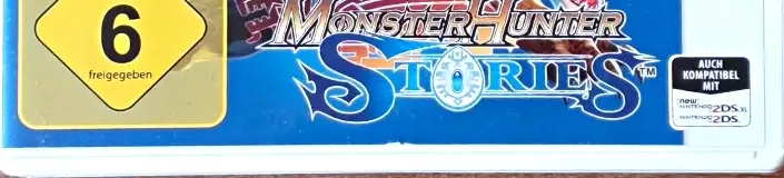 Monster Hunter Stories, the USK square on its front