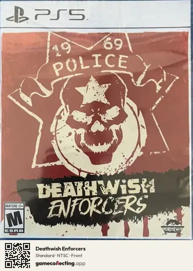 Deathwish Enforcers PlayStation 5, NTSC box front