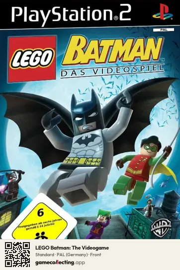 LEGO Batman: The Videogame PlayStation 2, Germany box front