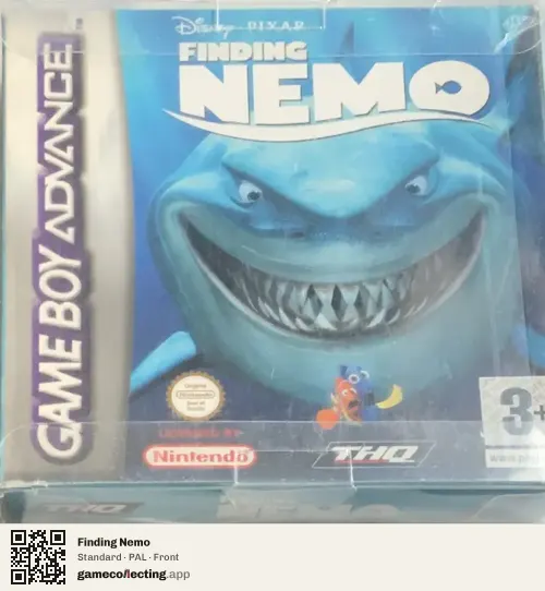 Finding Nemo Game Boy Advance, PAL box front