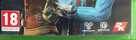 Tales from the Borderlands, the PEGI square on its front