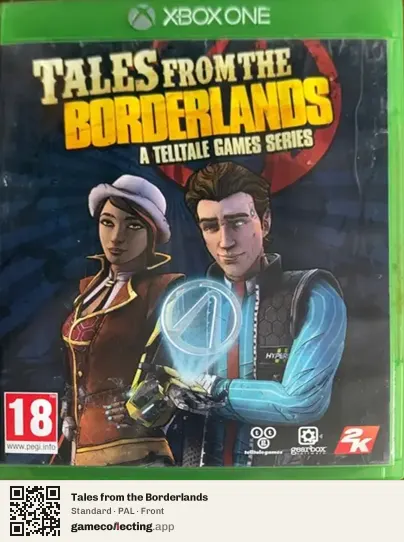 Tales from the Borderlands Xbox One, PAL box front