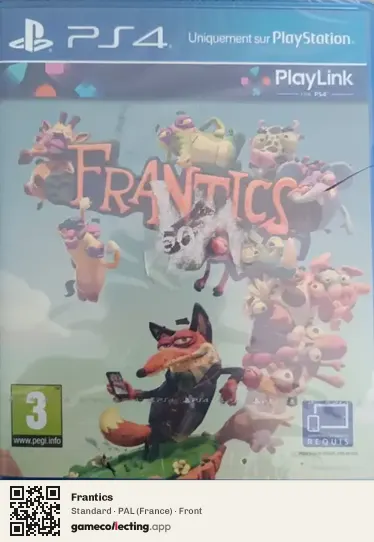 Frantics PlayStation 4, France box front
