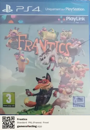 Frantics PlayStation 4, France box front