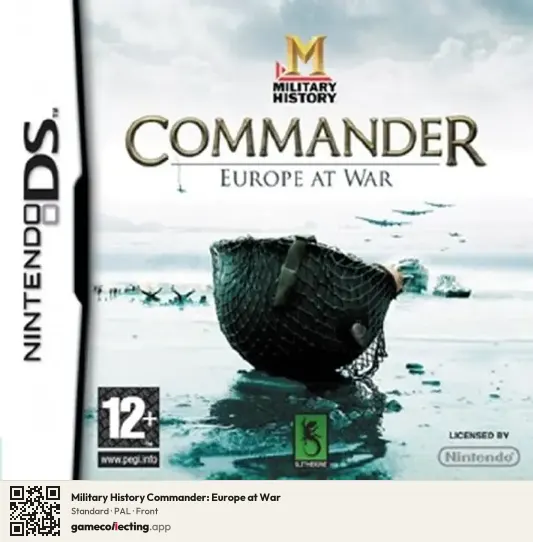 Military History Commander: Europe at War Nintendo DS, PAL box front