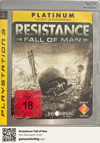 Resistance: Fall of Man PlayStation 3, Germany box front