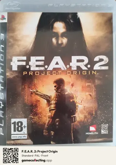 F.E.A.R. 2: Project Origin PlayStation 3, PAL box front