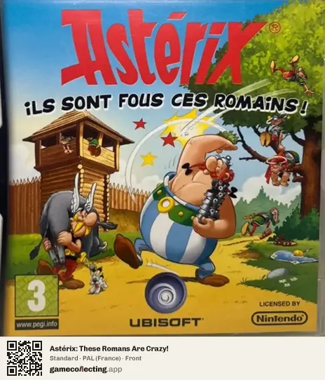 Astérix: These Romans Are Crazy! Nintendo DS, France box front