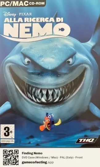 Finding Nemo Computer, Italy box front