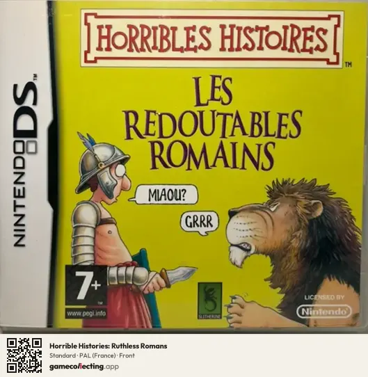 Horrible Histories: Ruthless Romans Nintendo DS, France box front