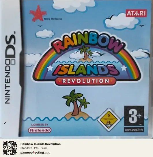 Rainbow Islands Revolution Nintendo DS, PAL box front