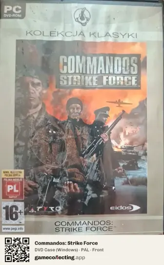Commandos: Strike Force Computer, PAL box front