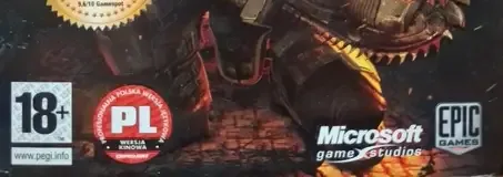 Gears of War, the PEGI square on its front