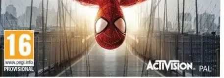 The Amazing Spider-Man 2, the PEGI square on its front