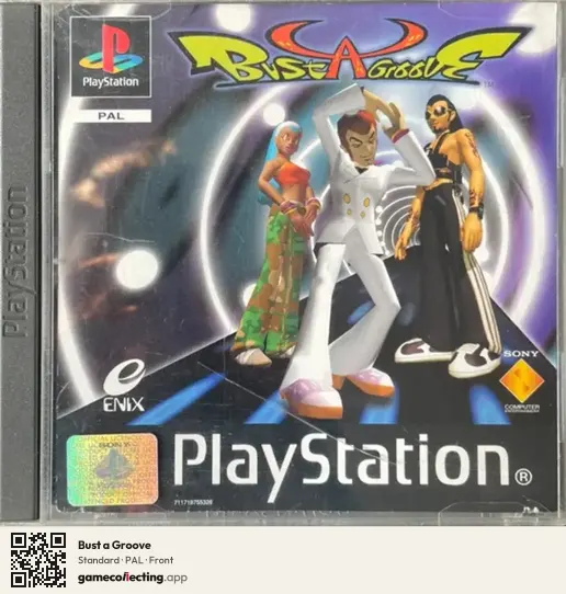 Bust a Groove PlayStation, PAL box front