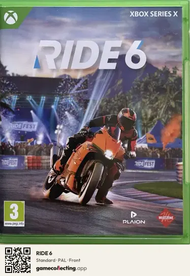 RIDE 6 Xbox Series X, PAL box front