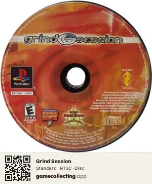 Grind Session PlayStation, NTSC disc