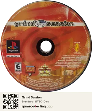 Grind Session PlayStation, NTSC disc