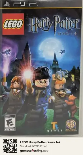 LEGO Harry Potter: Years 1-4 PlayStation Portable, NTSC box front