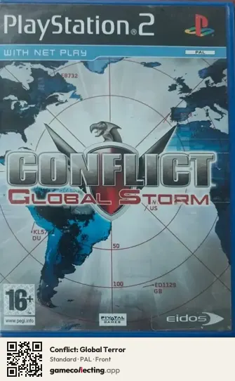 Conflict: Global Terror PlayStation 2, PAL box front