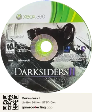 Darksiders II Xbox 360, NTSC disc