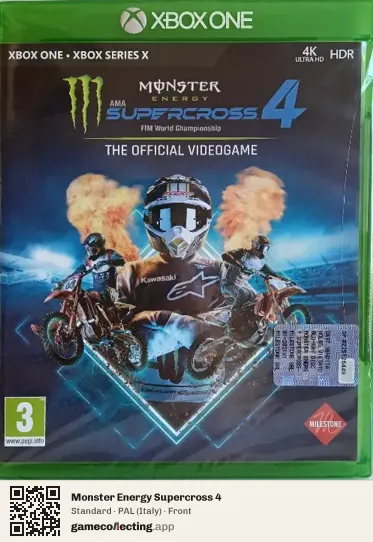 Monster Energy Supercross 4 Xbox One, Italy box front