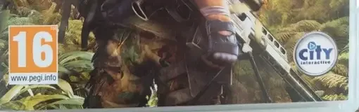 Sniper: Ghost Warrior, the PEGI square on its front