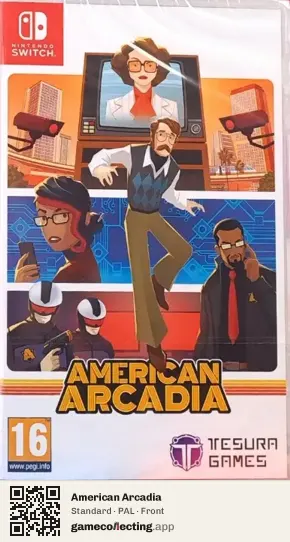American Arcadia Nintendo Switch, PAL box front