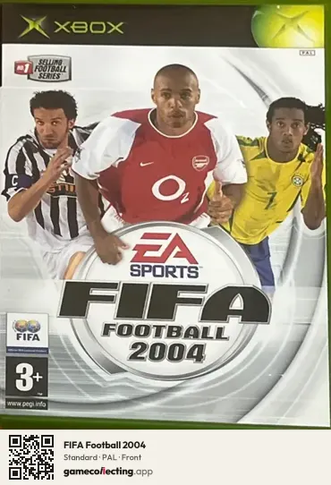 FIFA Football 2004 Xbox, PAL box front