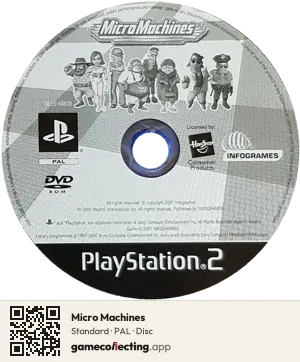 Micro Machines PlayStation 2, PAL disc