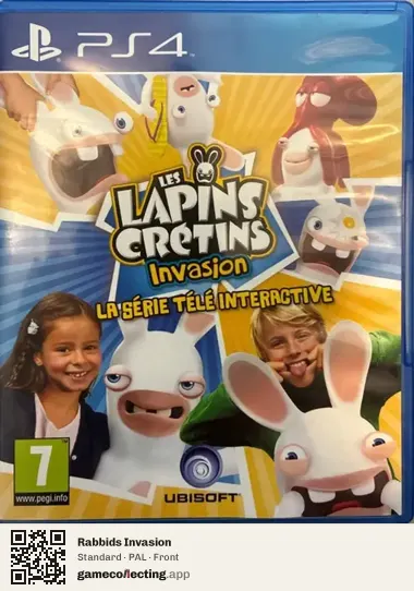 Rabbids Invasion PlayStation 4, PAL box front