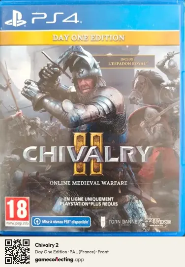 Chivalry 2 PlayStation 4, France box front