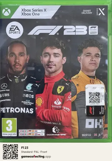 F1 23 Xbox Series X, PAL box front