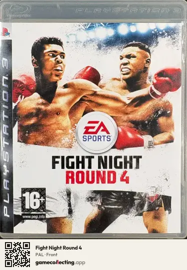 Fight Night Round 4 PlayStation 3, PAL box front