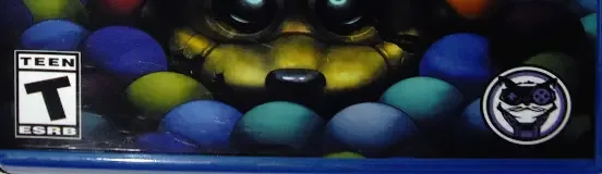 Five Nights at Freddy's: Into the Pit, the ESRB box on its front