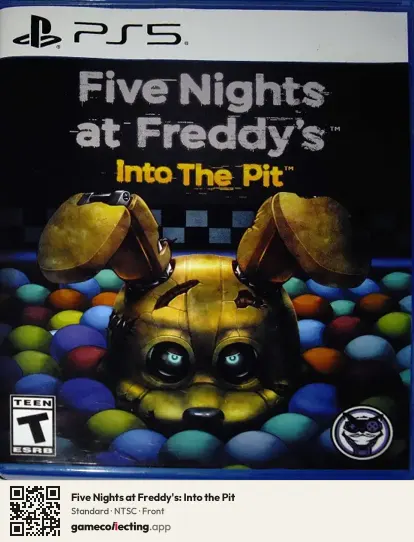 Five Nights at Freddy's: Into the Pit PlayStation 5, NTSC box front
