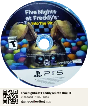 Five Nights at Freddy's: Into the Pit PlayStation 5, NTSC disc