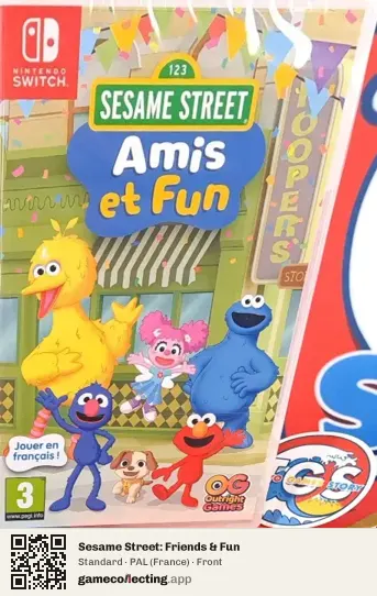 Sesame Street: Friends & Fun Nintendo Switch, France box front