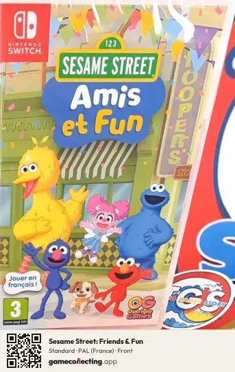 Sesame Street: Friends & Fun Nintendo Switch, France box front