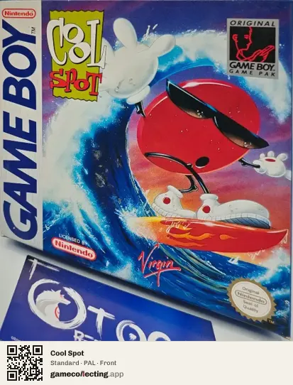 Cool Spot Game Boy, PAL box front