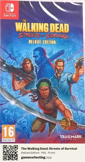 The Walking Dead: Streets of Survival Nintendo Switch, PAL box front