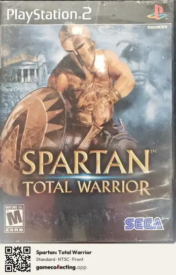 Spartan: Total Warrior PlayStation 2, NTSC box front