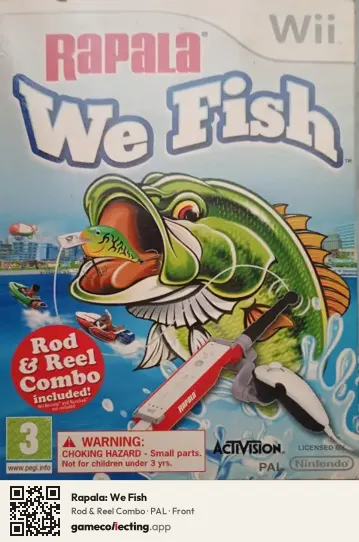 Rapala: We Fish Nintendo Wii, PAL box front