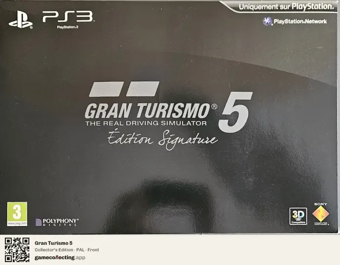 Gran Turismo 5 PlayStation 3, PAL box front