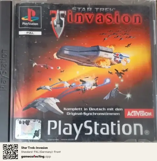 Star Trek: Invasion PlayStation, Germany box front
