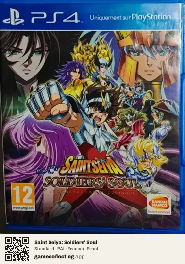 Saint Seiya: Soldiers' Soul PlayStation 4, France box front